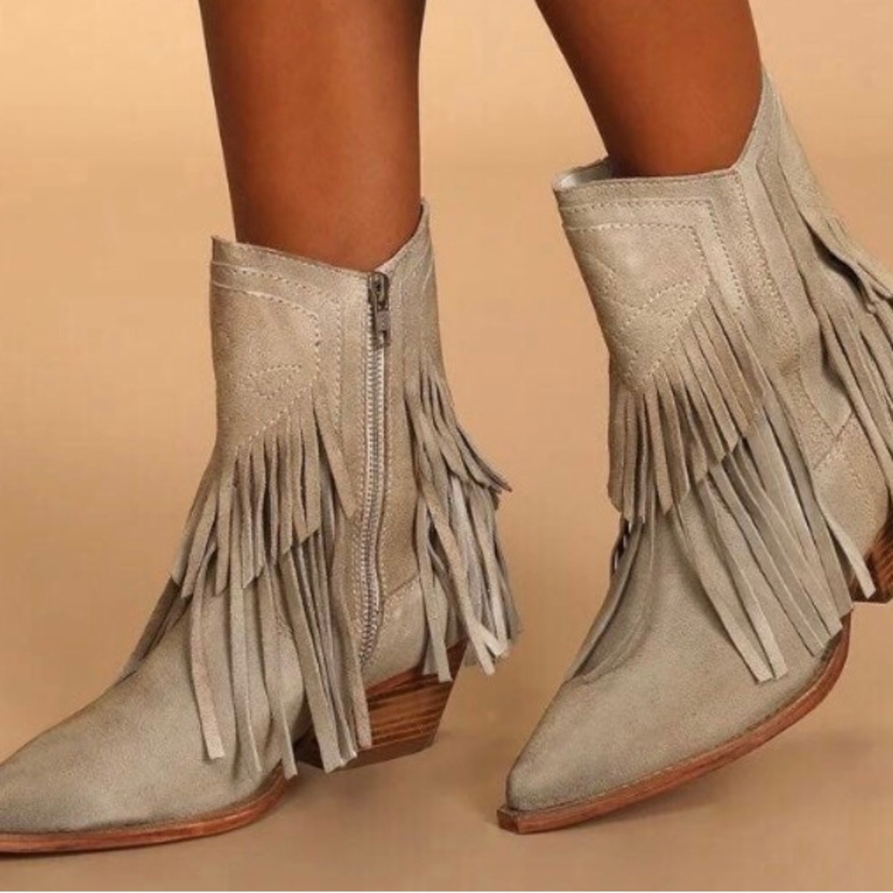 FREE PEOPLE Lawless Fringe Bootie NWOT